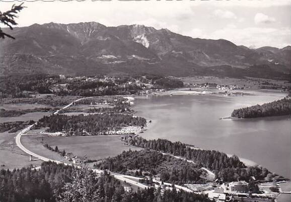 Austria Blick vom Tabor auf den Faakersee Real Photo