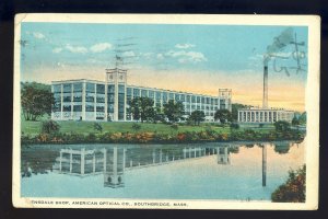 Southbridge, Massachusetts/MA/Mass Postcard, American Optical Company, 1931!