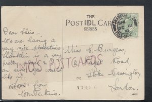 Genealogy Postcard - Burgess - 2 Paget Road, Stoke Newington, London  RF4951