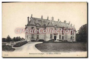 Old Postcard Around The Compiegne Chateau Offemont