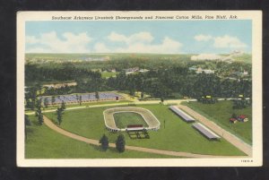 PINE BLUFF ARKANSAS PINECREST COTTON MILLS FOOTBALL STADIUM VINTAGE POSTCARD