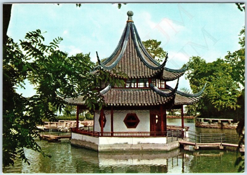 c1970s Suzhou China Mid-Lake Pavilion Temple Xiyuan Temple Free Life Pond 4x6 M4