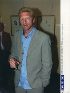 Boris Becker At 2001 Scotland Golf Championship Tennis Media USA Press Photo