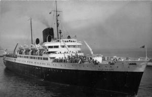 S.S. Ville   D´Alger  C.G.T Line  real photo