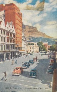 South Africa Cape Town Adderley Street from Longmarket Street automobiles 1954 