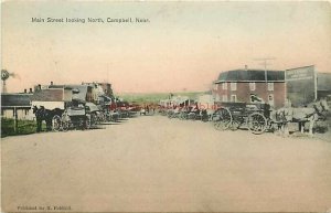 NE, Campbell, Nebraska, Main Street Looking North, Ekstrand Drug No. 370