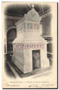 Old Postcard Chatreuse d & # 39Auray Mausoleum of Martyrs of Quiberon