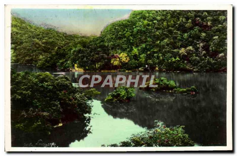 Old Postcard Tonkin Province Bac Kan Lakes Babe Vietnam