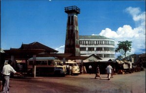 Kuching Sarawak Singapore VW Volkswagen Bus Vintage Postcard