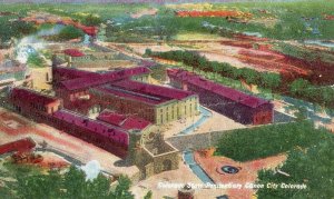 Postcard Early View of Colorado State Penitentiary , Canon City, CO.   K1