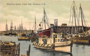 US5622 shipping scene glace bay harbour cape breton ship  canada