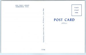 Postcard - New Public Library - Marblehead, Massachusetts