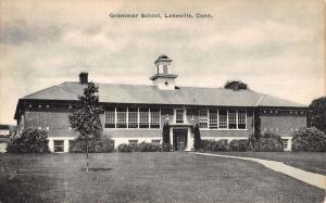Lakeville Connecticut Grammar School Exterior Antique Postcard K19330