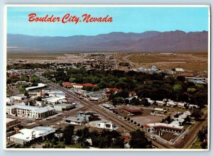 Boulder City Nevada NV Postcard Bird's Eye View Of Residence Section c1960's