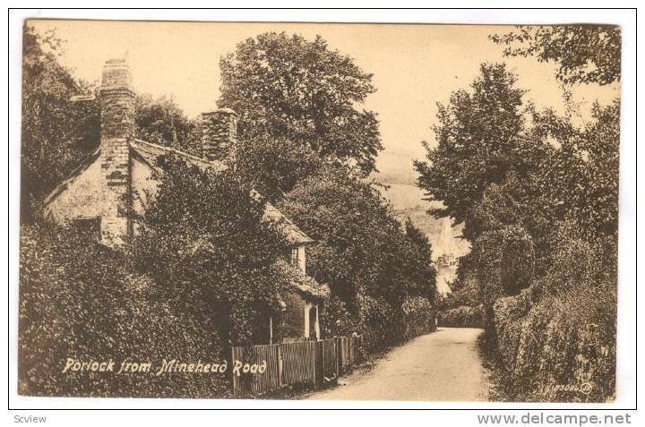 Porlock From Minehead Road, Minehead (Somerset), England, UK, 1900-1910s