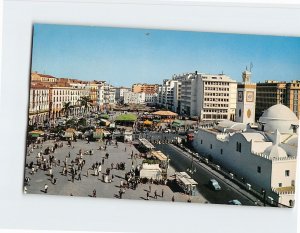 Postcard Place des Martyrs et Grande Mosquée d'Alger, Algiers, Algeria