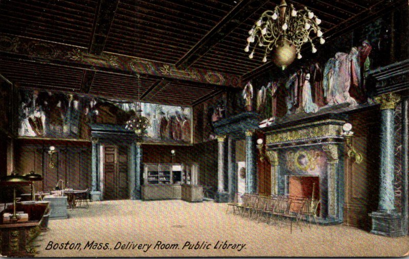 Massachusetts Boston Public Library Delivery Room