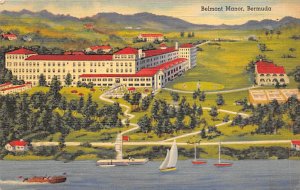 Belmont Manor Aerial View Bermuda Postcard