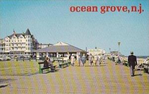 New Jersey Ocean Grove Boardwalk Scene