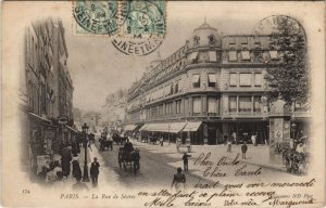 CPA PARIS 6e - La Rue de Sévres (52619)