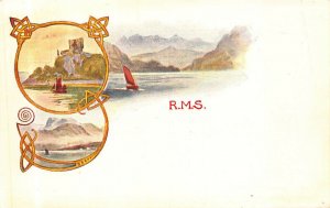 David MacBrayne, Ltd. R. M. S. Ship Poem Postcard