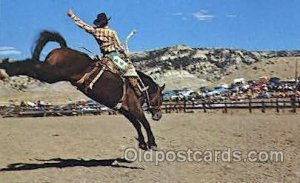 Cody, Wyoming- Rodeo Capital of the World Western Cowboy, Cowgirl Unused 