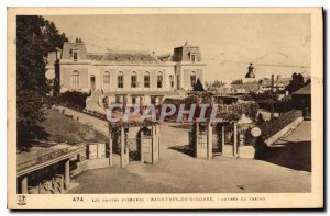 Old Postcard The High Pyrenees Bagneres de Bigorre Entree Casino