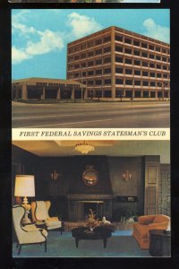 Tucson, Arizona/AZ Postcard, First Federal Savings, Stateman's Club, 196...