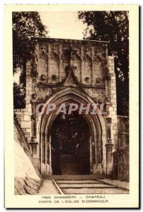 Old Postcard Chambery Castle Gate The Church of St. Dominic