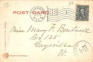 Nantucket Steamboat Line Ferry Ship 1905 