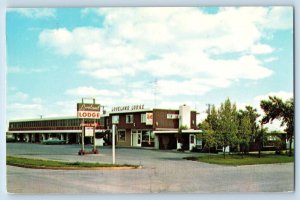 1997 Loveland Hotel & Restaurant Highway 5 West Bottineau North Dakota Postcard