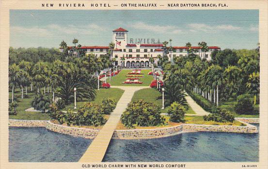 Riviera Hotel Daytona Beach Florida Curteich