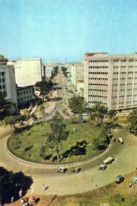 VINTAGE CONTINENTAL POSTCARD DACCA CITY THE CAPITAL OF BANGLADESH MAILED 1980