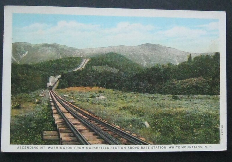 Ascending Mt Washingron From Marshfield Station White Mtns NH 1932 American Art  