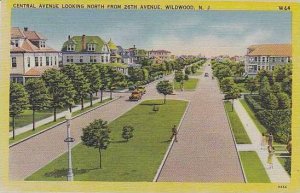 New Jersey Wildwood Central Avenue Looking North From 26th Avenue