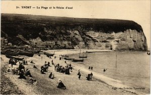 CPA YPORT-La Plage et la Falaise d'Aval (348533)