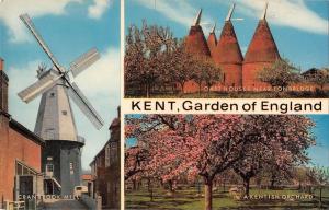 B103420 kent gardens of england windmill mill    uk