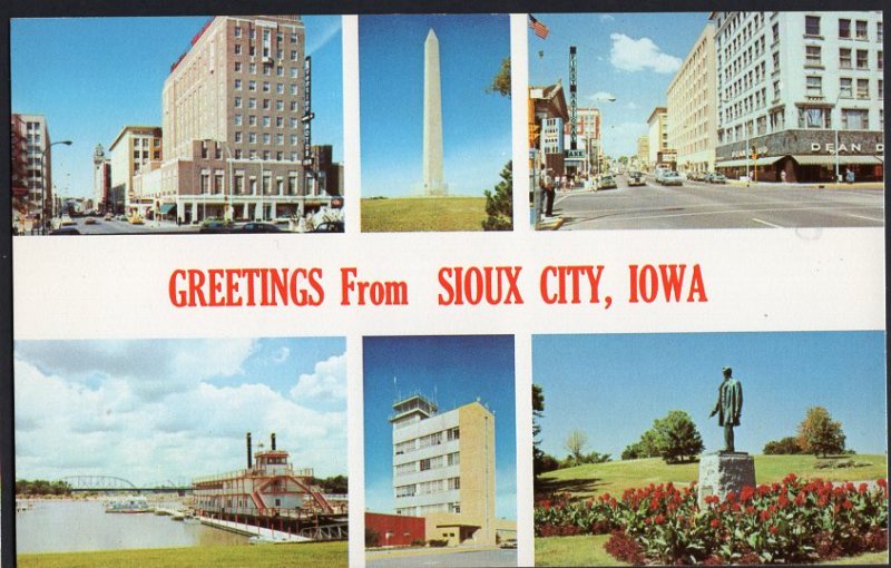 Iowa SIOUX CITY SplitView - MultiView Sixth Street Floyd Monument - Chrome