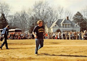 Billy Carter Playing Softball, With Atlanta Braves In Plains  