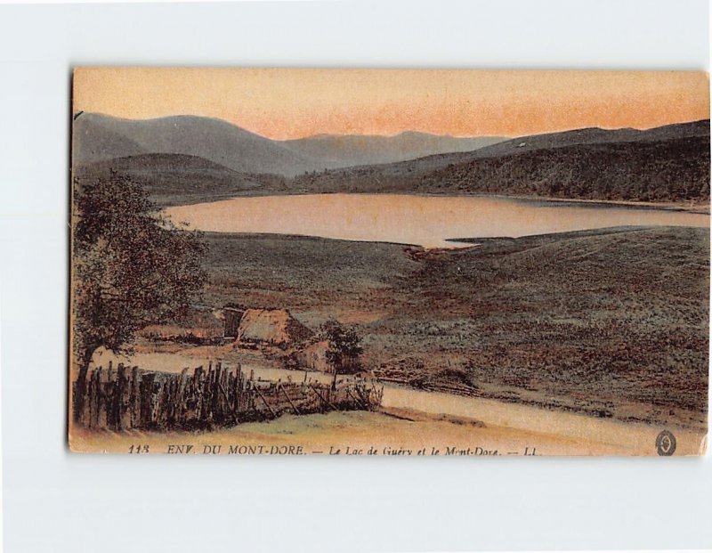 Postcard Le Lac de Guéry et le Mont-Dore, Env. Du Mont-Dore, France