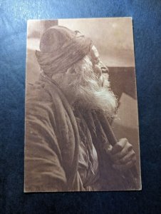 Mint Palestine RPPC Judaica Postcard A 110 Year Old Jew of Tiberias