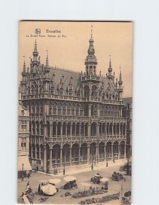 Postcard La Grand Place Maison du Roi Brussels Belgium