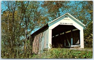 Postcard - Sim Smith Bridge - Indiana