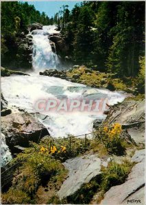 Postcard Modern High Pyr�n�ees Cauterets Cascade Bridge of Spain 1500m