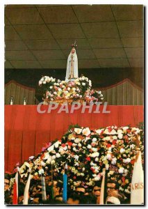 Postcard Modern Fatima Portugal Our Lady of Fatima surrounded eyelets