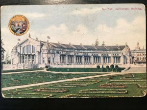 Vintage Postcard 1909 Agriculture Bldg. Alaska-Yukon Pacific Expo Seattle WASH