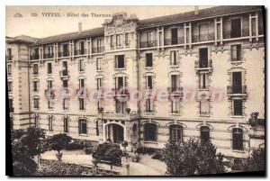 Old Postcard Vittel Hotel Des Thermes