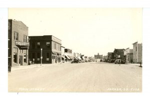 SD - Parker. Main Street ca 1940's  RPPC