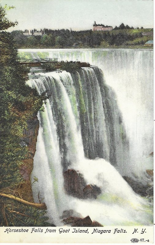 Horseshoe Falls from Goat Island Niagara Falls New York