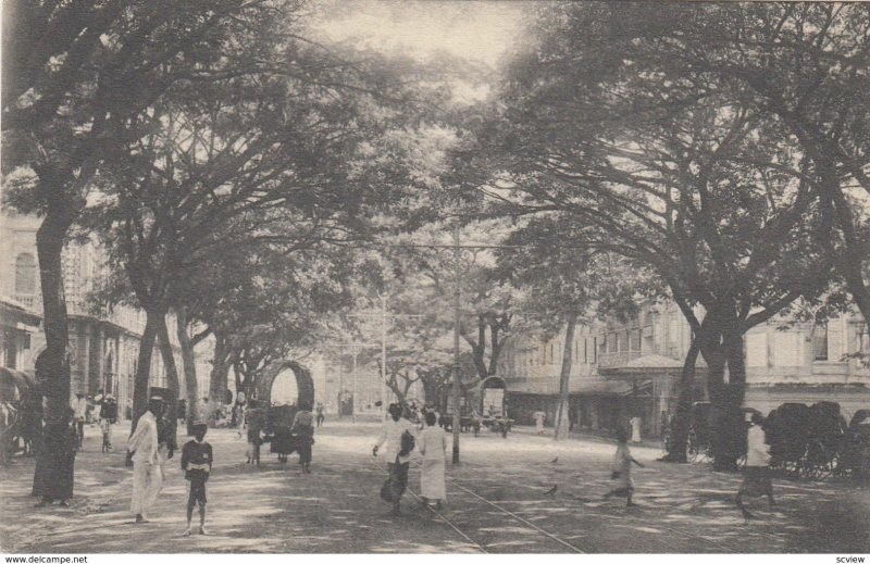 COLOMBO , Ceylon , 00-10s ; York Street toward the jetty
